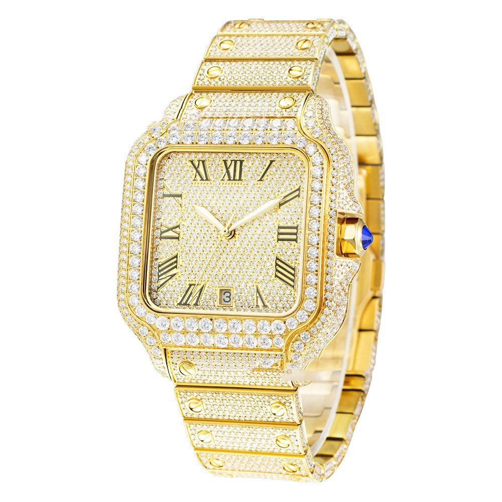 Monardas "Excellence" Executive Iced Out Watch - Automatic Moissanite