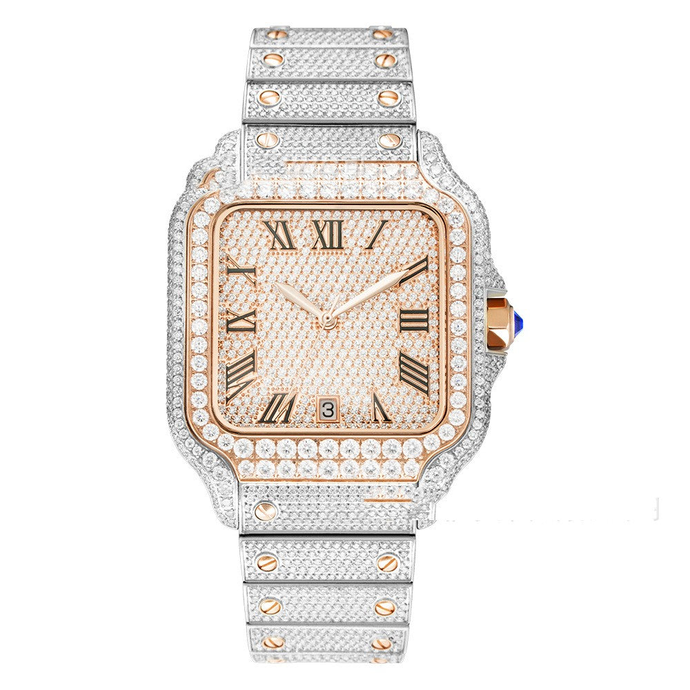 Monardas "Excellence" Executive Iced Out Watch - Automatic Moissanite