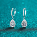 Monardas Dripping Luxury Moissanite Earrings - GRA Certified