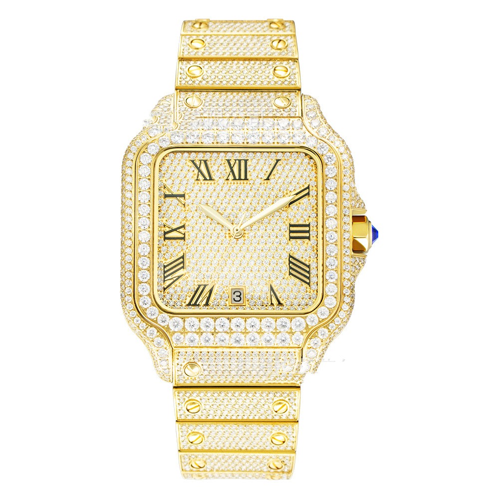 Monardas "Excellence" Executive Iced Out Watch - Automatic Moissanite